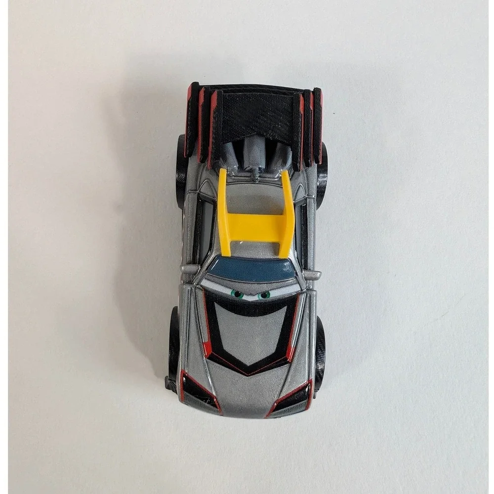 Disney Pixar Cars Mattel Kabuto Silver Diecast Tuner Car 1:55 Scale P07A